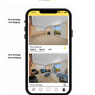 Entpersonalisierung Ihrer Anzeigen durch digitales Entrümpelungsstaging - MyHomeStage
