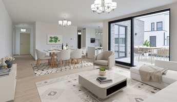 Digitales Home Staging, Virtuelles Home Staging, Grundriss, Grundrisszeichnung, Home Staging, Immobilienmarketing, Marketing