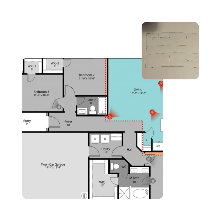 Grundrissplan 2D Visualisierung - MyHomeStage